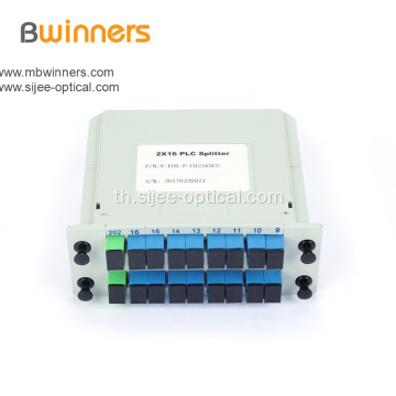 โมดูลการแทรก 2X16 2x16 PLC Splitter Coupler